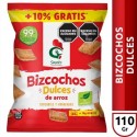 10 SNACKS DULCES 110 GRS $ 1150   MOLINOS MAX